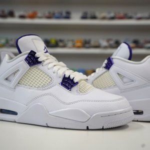 2020 Air Jordan 4 Retro Metallic Purple